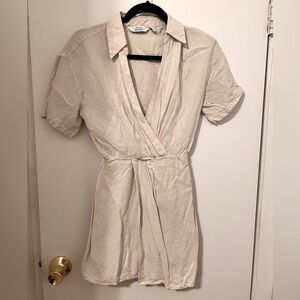 Linen mini dress from &OtherStories